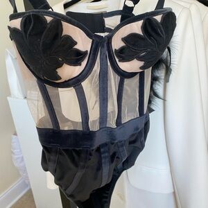 Victoria’s Secret sexy bodysuit, size XS.